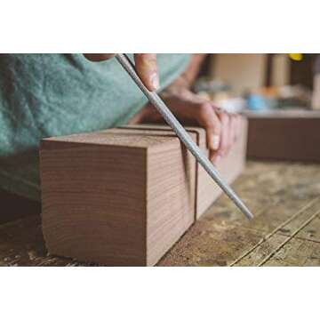Kutzall 6" Half-Round Hand Rasp - Fine Wood File