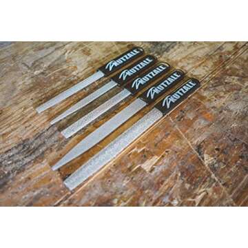 Kutzall 6" Half-Round Hand Rasp - Fine Wood File