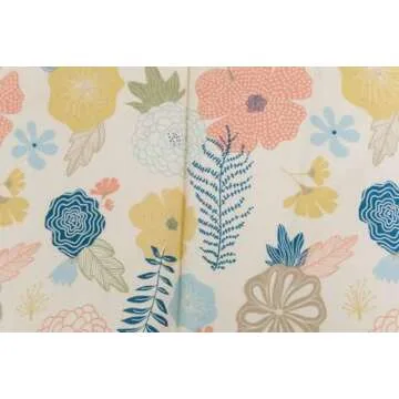 Beddy's Flower Blossoms Girls Durable Zipper Bedding for Kids, Bed in a Bag, Floral Sheets and Comforter, Easy to Make and Wash, Includes Pillowcase and Pillow Sham, Super Soft All Season