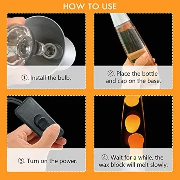 Stemclas 13-Inch Liquid Motion Lamp Inspiring Relaxation