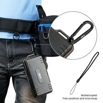 Durable USB Flash Drive Case, Thumb Drive Organizer for 12 USB A/USB C Jump Drive, 24 Memory Card SD SDHC SDXC CFexpress Type A Card Case Holder, Water-Resistant and Shockproof