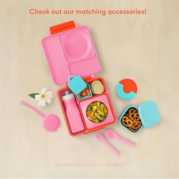 OmieBox Insulated Kids Bento Box with Thermos - 3 Compartments
