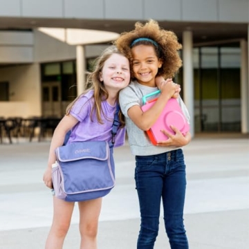 OmieBox Insulated Kids Bento Box with Thermos - 3 Compartments