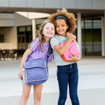 OmieBox Insulated Kids Bento Box with Thermos - 3 Compartments