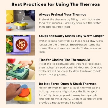 OmieBox Insulated Kids Bento Box with Thermos - 3 Compartments