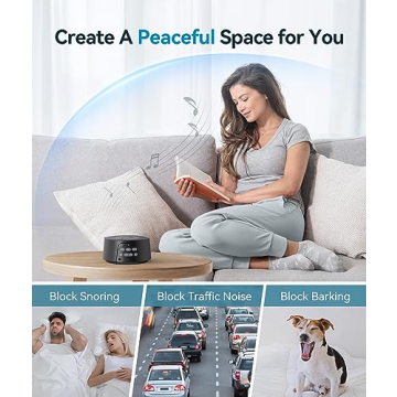 Dreamegg D3 Pro Sound Machine - 29 Soothing Sounds for Sleep