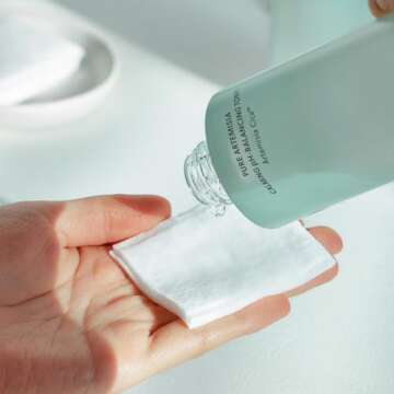 HANYUL Pure Artemisia (Mugwort) Calming pH-Balancing Toner | First Step Essence for Skin Balancing & Deep Hydration, Mild Exfoliation with CICA, Vegan Certified, Korean Skincare, 5.07 Fl Oz