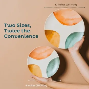 Nook Theory Bamboo Plates for Kids - Eco-Friendly Dinnerware