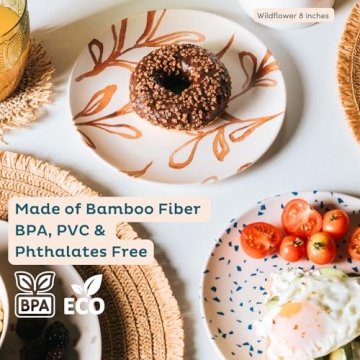 Nook Theory Bamboo Plates for Kids - Eco-Friendly Dinnerware