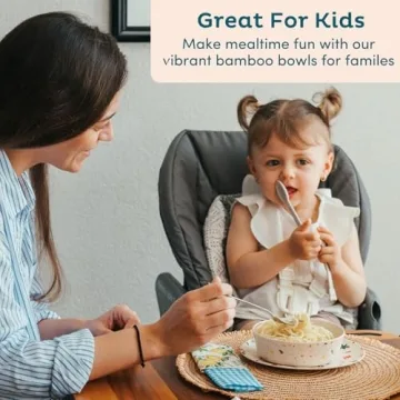 Nook Theory Bamboo Plates for Kids - Eco-Friendly Dinnerware