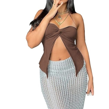 Stylish WPNAKS Strapless Tube Top for Summer Outfits