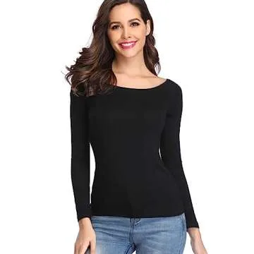 Fuinloth Women's Off Shoulder Tops - Elegant, Stylish Tees