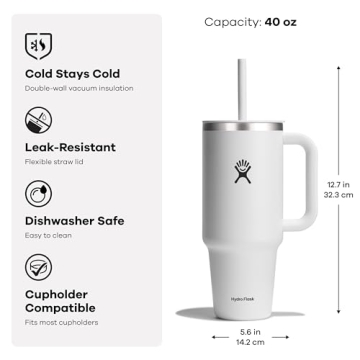 Hydro Flask 40 Oz Travel Tumbler Perfect for Hydration