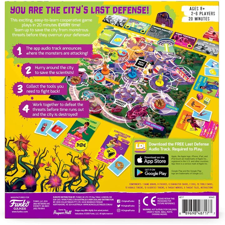 Funko Last Defense! Board Game - Save the Day Together