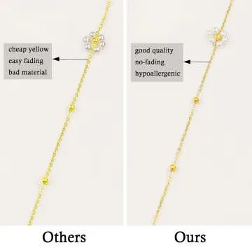 Daisy Pearl Choker Necklace - Stylish Jewelry for Women