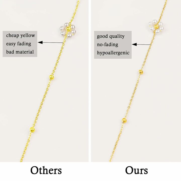 Daisy Pearl Choker Necklace - Stylish Jewelry for Women