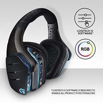 Logitech G933 Wireless Gaming Headset with Surround Sound