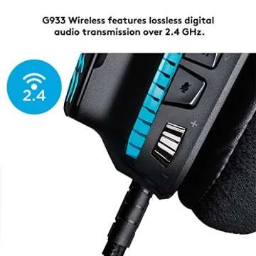 Logitech G933 Wireless Gaming Headset with Surround Sound