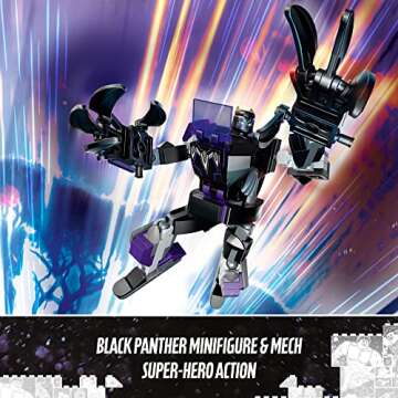 LEGO Marvel Black Panther Mech Armor 76204 Building Kit; Collectible Mech and Minifigure for Super-H...
