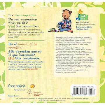 Clean-Up Time / Momento de arreglar (Toddler Tools® Board Books) (Spanish and English Edition)