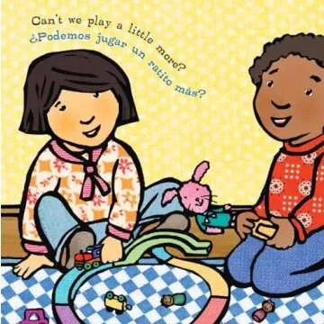 Bilingual Toddler Book Clean-Up Time in Spanish and English
