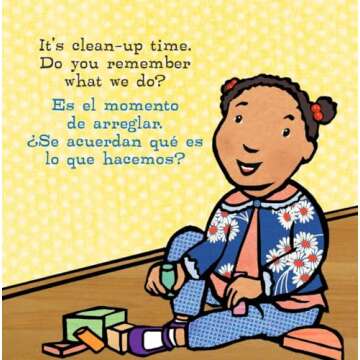 Clean-Up Time / Momento de arreglar (Toddler Tools® Board Books) (Spanish and English Edition)