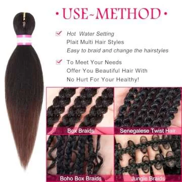 Pre Stretched 12 Inch Synthetic Braiding Hair for Kids