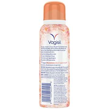 Vagisil Scentsitive Scents Feminine Dry Wash Deodorant Spray for Women, Gynecologist Tested, Paraben...