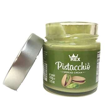 Sanniti Rex Italian Cream of Pistachio Nut Spread, 7.05 Ounce (Pack of 1)