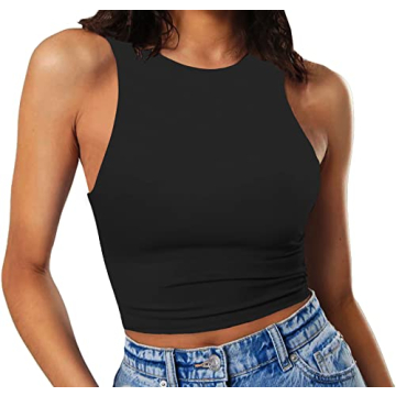 Artfish Women's Fitted Crop Tank - Style Meets Comfort