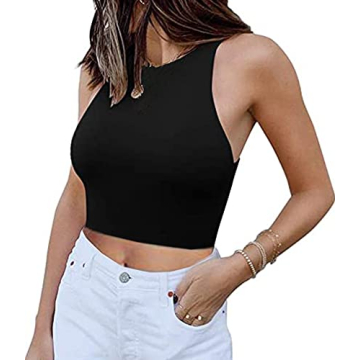 Artfish Women's Fitted Crop Tank - Style Meets Comfort