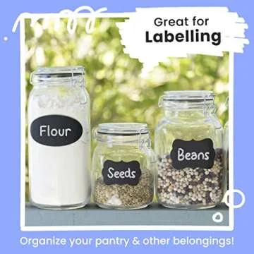 Chalkola White Chalk Markers - White Dry Erase Liquid Chalk Pens for Chalkboard, Blackboard, Window, Bistro, Car Glass, Board, Signs - Variety Pack of 6 - (2x) 1mm, 3mm & 6mm