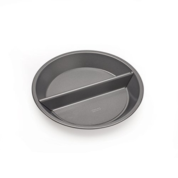 Chicago Metallic Professional Non-Stick Split Decision Pie Pan - Bake 2 Different Pies in One!