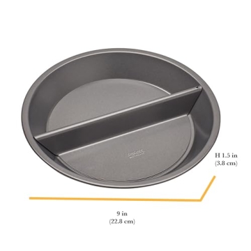 Chicago Metallic Non-Stick Split Decision Pie Pan for Bakers