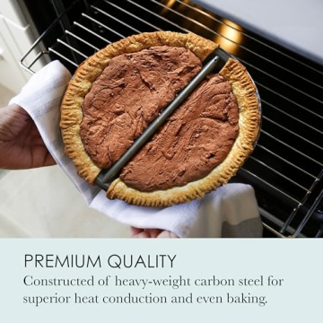 Chicago Metallic Non-Stick Split Decision Pie Pan for Bakers