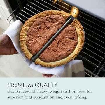 Chicago Metallic Non-Stick Split Decision Pie Pan for Bakers