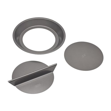 Chicago Metallic Non-Stick Split Decision Pie Pan for Bakers