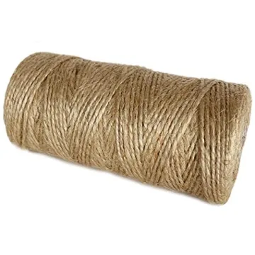 RichCraft 328ft NO-FRAY Jute Twine Roll for Crafts