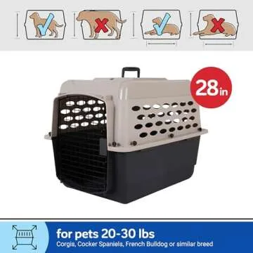 Petmate Vari Dog Kennel for Safe Pet Travel & Comfort