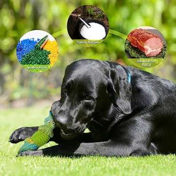 Durable Anhozuo Dog Toy for Aggressive Chewers