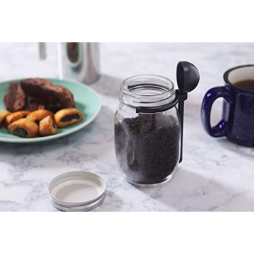 Versatile Jarware Coffee Spoon Clip for Mason Jars