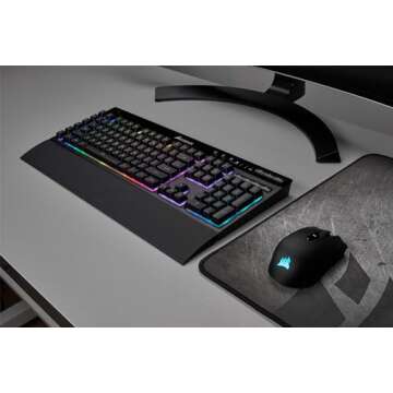CORSAIR K57 RGB Wireless Gaming Keyboard - <1ms response time with Slipstream Wireless - Connect wit...