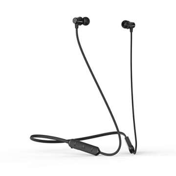 SoundPEATS Bluetooth Headphones Wireless Earbuds 4.1 Magnetic Bluetooth Earphones Lightweight Earbud...