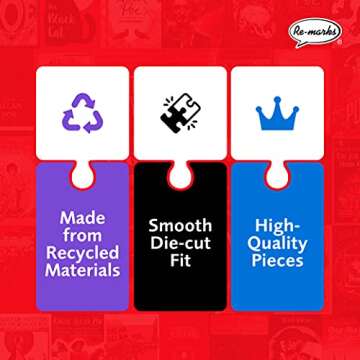 Re-Marks Edgar Allan Poe Literary Jigsaw Puzzle, Fun 1000-Piece Puzzle for All Ages