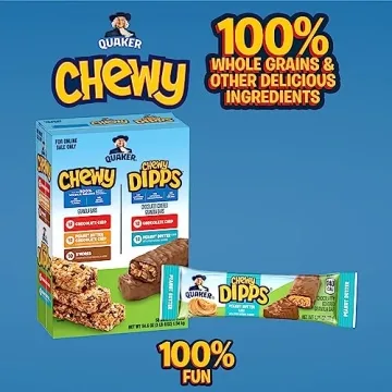 Quaker Chewy Granola Bars Variety Pack, 58 Count