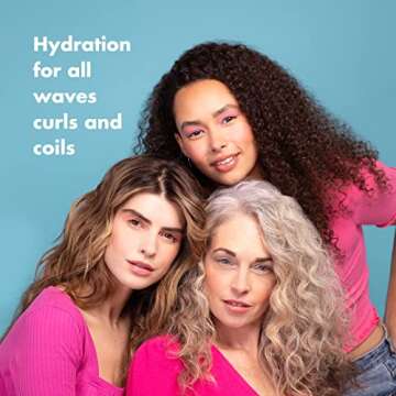 Umberto Giannini Thirsty Curls Styling Lotion - Anti Frizz & Humidity Proof Lotion for 2a-4c Curly, Wavy & Coily Hair - Vegan & Cruelty-Free - Sulfate & Paraben Free