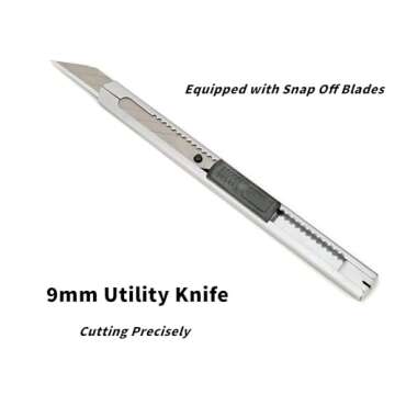 CARTINTS Professional Vinyl Wrap Tool Kit for Glass Protective Film Installing Window Tint Application Including Heat Gun, Squeegees, Vinyl Magnet, Work Gloves, Vinyl Knife, Utility Knife