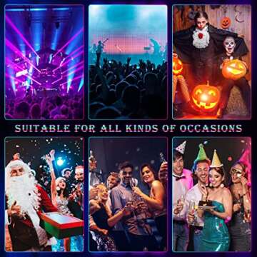 Keledz Led Mask, Light up Mask with Gesture Sensing Control, LED Lighted Face Transforming for Costume Cosplay Party Masquerade, Hallowee Mask