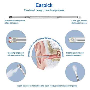 HIFAU Cutting-Edge 8PCS Nail Care Tool Set for All