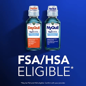 Vicks NyQuil Severe VapoCOOL Cough, Cold Relief Liquid